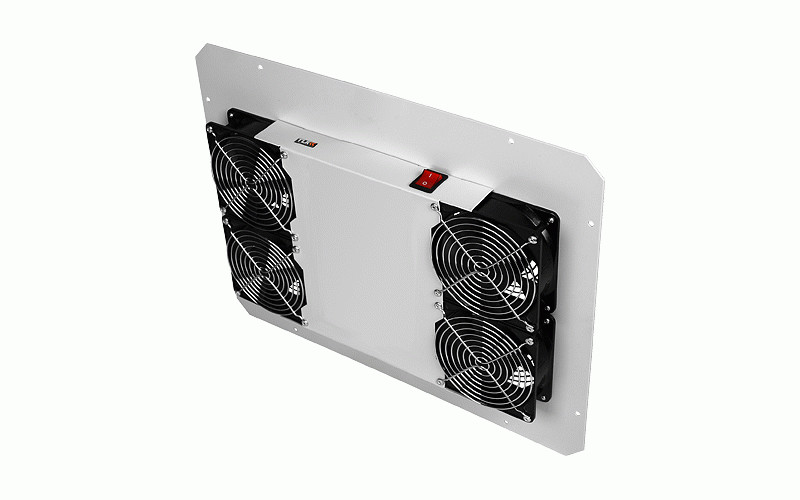 TLK-FAN4-I-GY вентиляторный блок для напольных шкафов