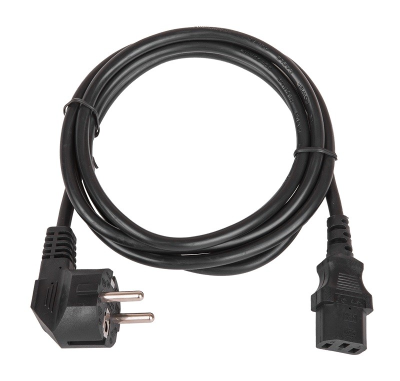 TLK-PCC10-018 кабель питания, евровилка с заземлением, 10А, 1,8 м