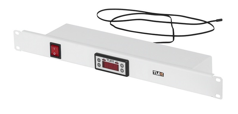 TLK-TERM-GY панель с терморегулятором и датчиком TLK 19", 1U