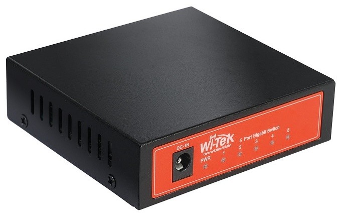 WI-SG105 cетевой коммутатор Wi-Tek 12V