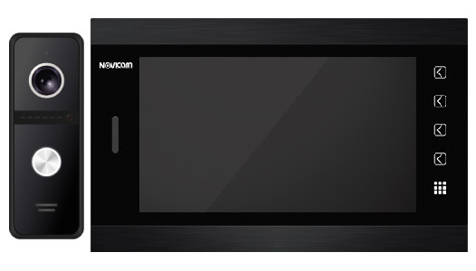 NOVIcam HD комплект видеодомофона FANTASY HD BLACK + DARK MAGIC 10 HD