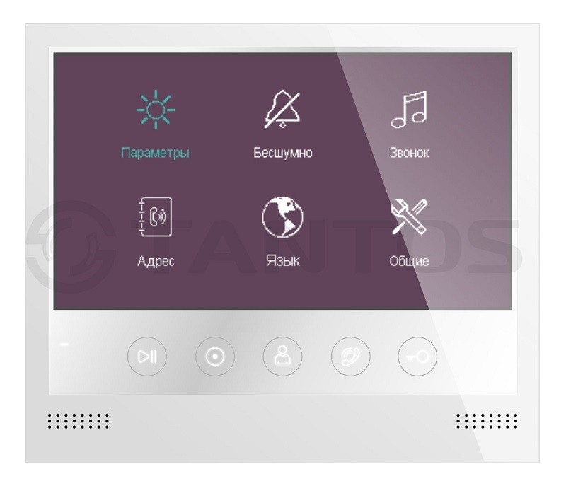 Tantos комплект видеодомофона iPanel 2 (White) с ИК подсветкой + Selina