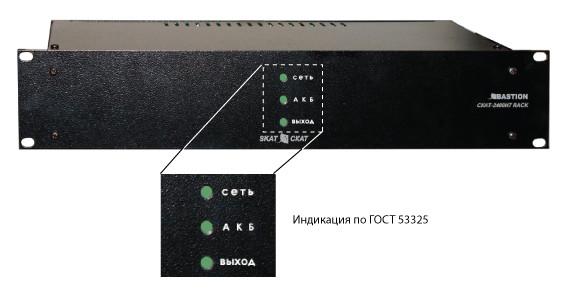 СКАТ-2400И7 Rack источник вторичного электропитания резервированный