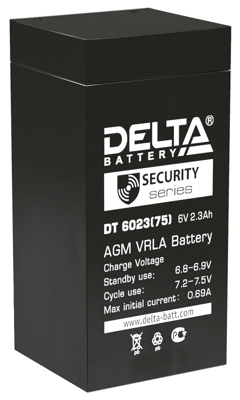 Аккумулятор DT 6023 (75) Delta