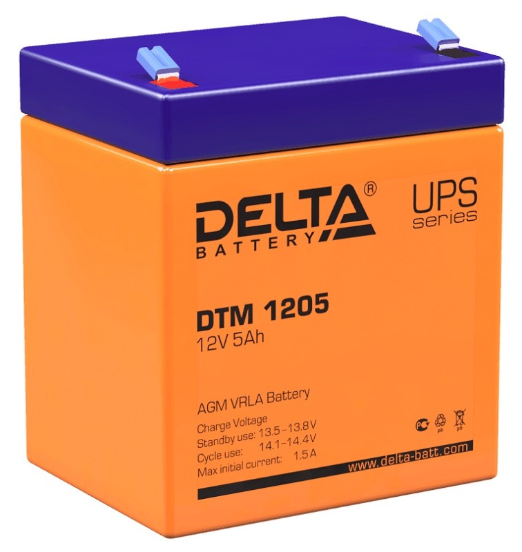 Аккумулятор DTM 1205 Delta