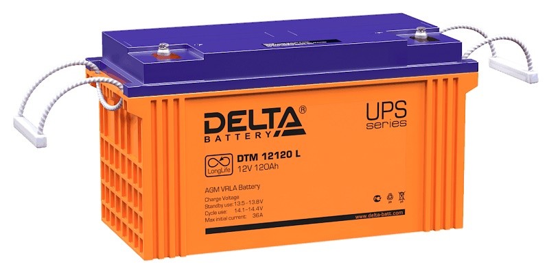 Аккумулятор DTM 12120 L Delta