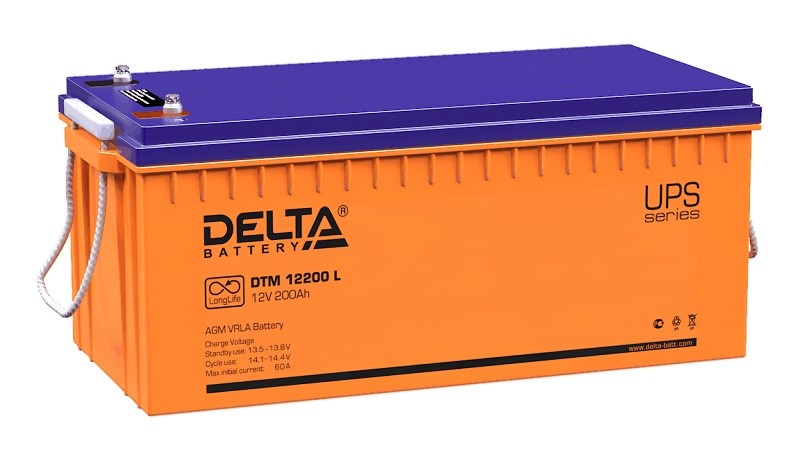 Аккумулятор DTM 12200 L Delta