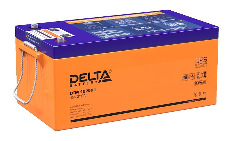 Аккумулятор DTM 12250 I Delta(12V / 250Ah)