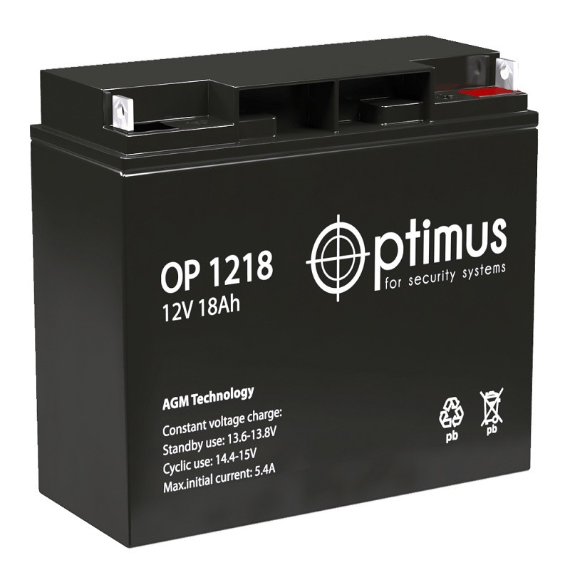Аккумулятор OP 1218 Optimus
