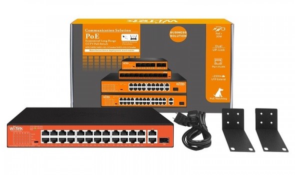 WI-PS526GH коммутатор неуправляемый PoE Wi-Tek