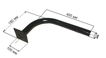 AX-3 профессиональный г-образный кронштейн для крепления серии SmartLine / AX на заборе/стене