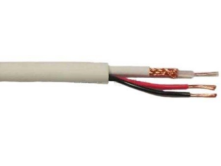 КВК-В-2 2х0,5 мм² бухта-200м кабель комбинированный для систем видеонаблюдения (Паритет)