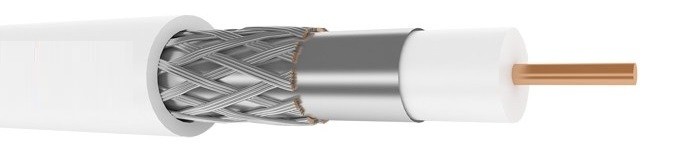 РК 75-4-322 (RG 6 C/U DBL SCR AL+CU) кабель коаксиальный радиочастотный ( Паритет) 250м