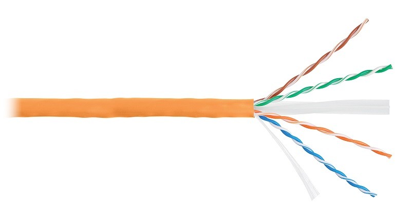 NKL 4140C-OR кабель витая пара н/э NIKOLAN U/UTP 4 пары