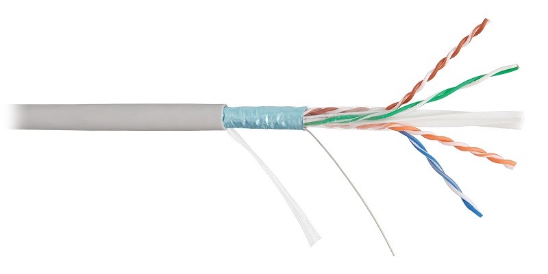 NKL 4240A-GY кабель NIKOLAN F/UTP 4 пары