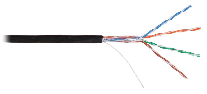 NKL 4600B-BK кабель NIKOLAN UTP 4 пары