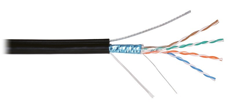 NKL 4905B-BK кабель NIKOLAN F/UTP 4 пары