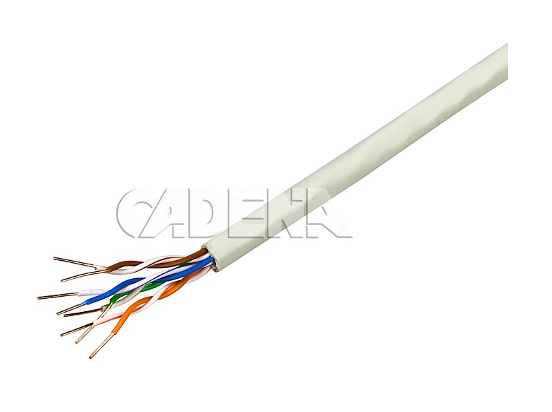 UTP4-CAT5e (24 AWG) CADENA кабель медный, внутренний, серый, 305м