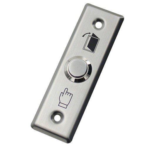 B31 (ver. 4030) NOVIcam металлическая врезная механическая кнопка с Н.Р. контактами
