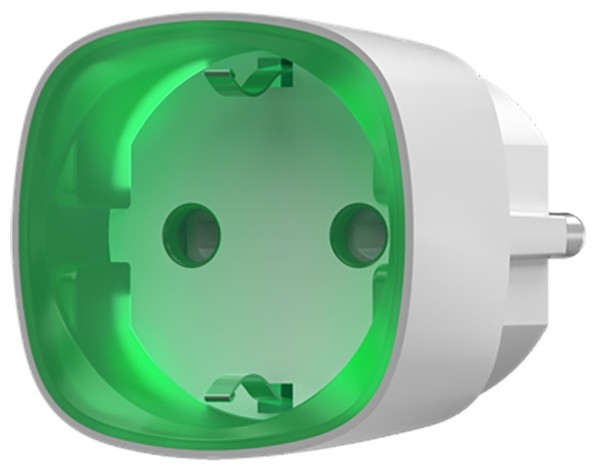 Ajax Socket (белый) радиоуправляемая умная розетка со счетчиком энергопотребления