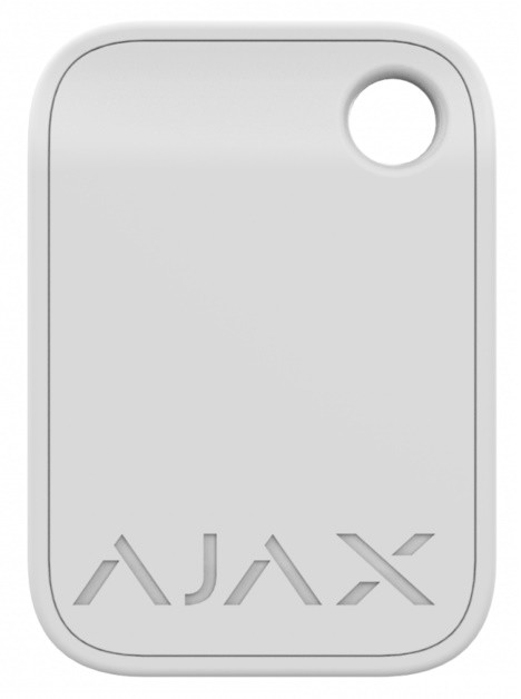 Ajax Tag white защищенный бесконтактный брелок для клавиатуры (3 шт)