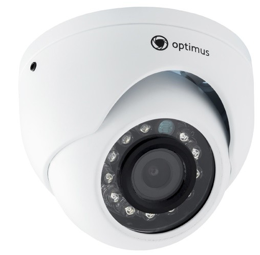 AHD-H052.1(3.6)E_V.2 уличная купольная камера видеонаблюдения Optimus