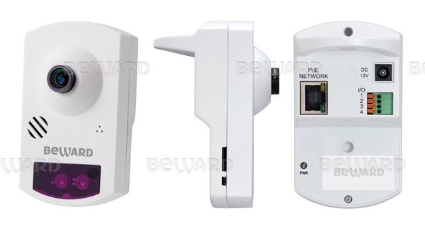 BD46C (2,8 мм) внутренняя компактная IP-камера видеонаблюдения со встроенным микрофоном Beward