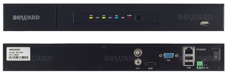 BS1208 IP-видеорегистратор 8-ми канальный Beward