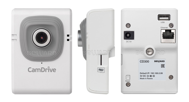 CD300-4GM внутренняя компактная IP-камера видеонаблюдения со встроенным микрофоном и 4G модемом Beward