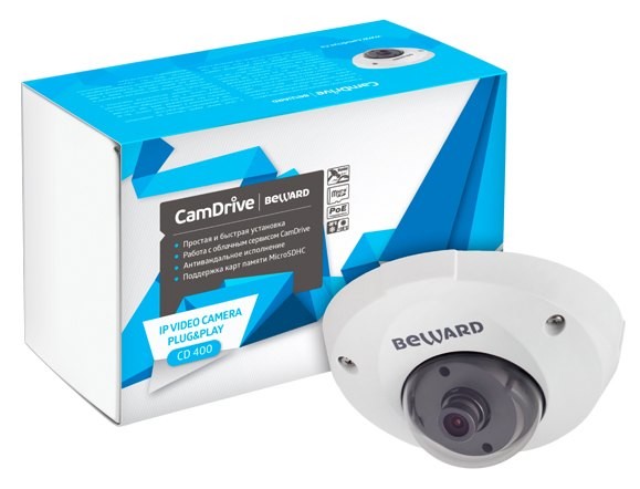 CD400 уличная купольная IP-камера видеонаблюдения Beward