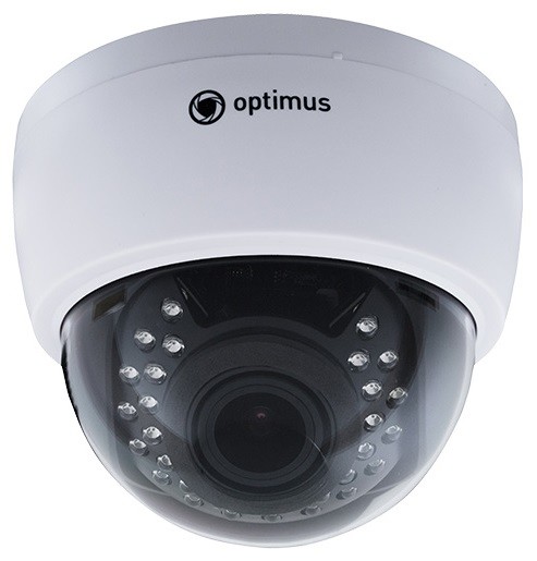 IP-E022.1(2.8-12)P_V.4 внутренняя купольная IP-камера видеонаблюдения Optimus