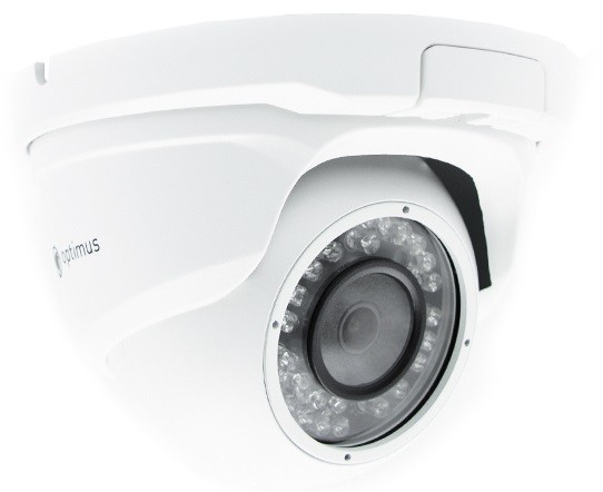 IP-E042.1(2.8-12)P_V.4 уличная купольная IP-камера видеонаблюдения Optimus