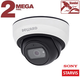 SV2005DBS (2,8 мм) уличная купольная IP-камера видеонаблюдения со встроенным микрофоном Beward