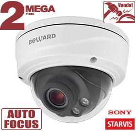 SV2010DVZ уличная купольная IP-камера видеонаблюдения со встроенным микрофоном Beward