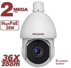 SV2215-R36P2 уличная купольно-поворотная IP-камера видеонаблюдения Beward