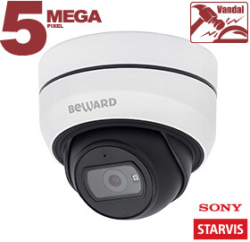 SV3210DB (2,8 мм) уличная купольная IP-камера видеонаблюдения со встроенным микрофоном Beward